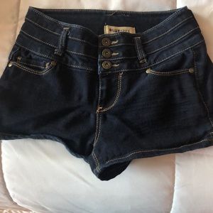 Blue jean shorts